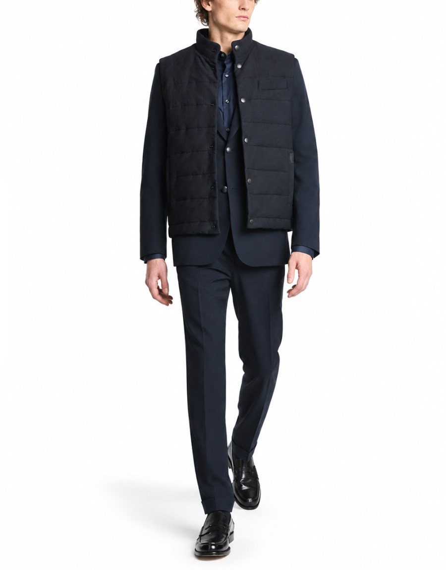 GILET IN JERSEY TECNICO TRAPUNTATO