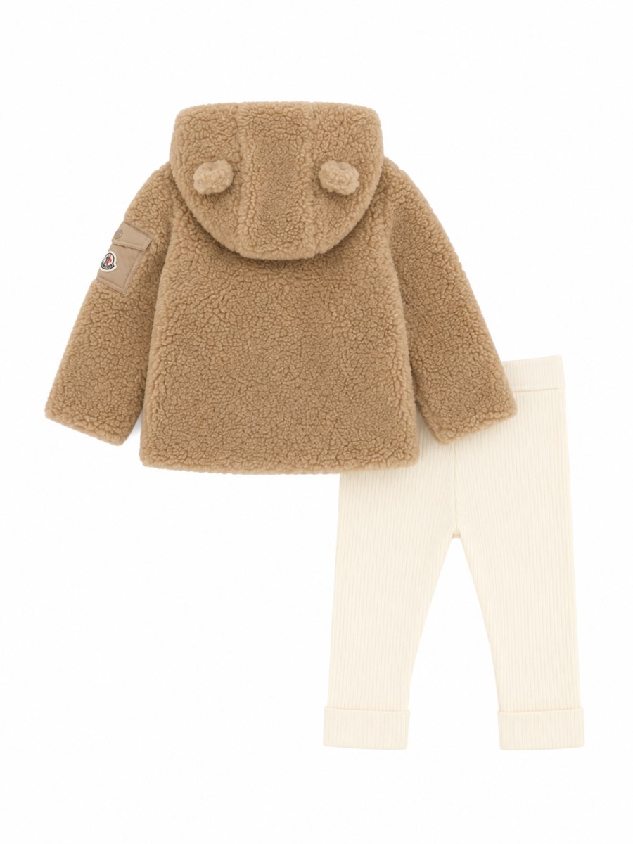 SET CON FELPA TEDDY E LEGGINS A COSTINE