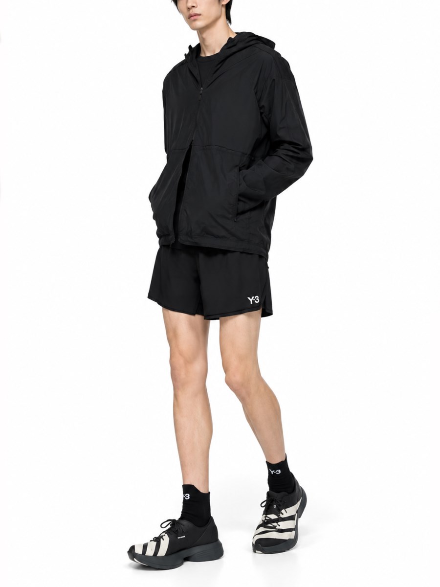 Giacca Running con Cappuccio e Zip