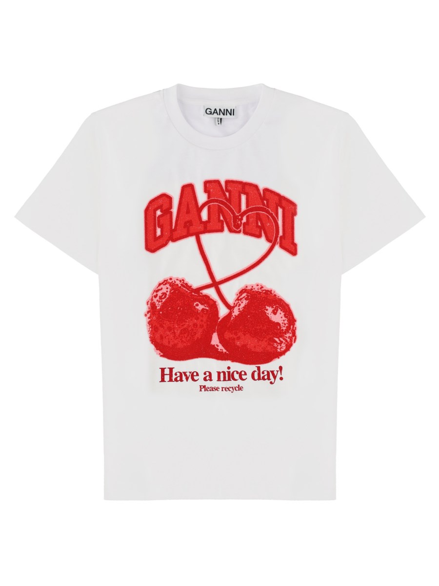 T-SHIRT CON STAMPA CILIEGIA