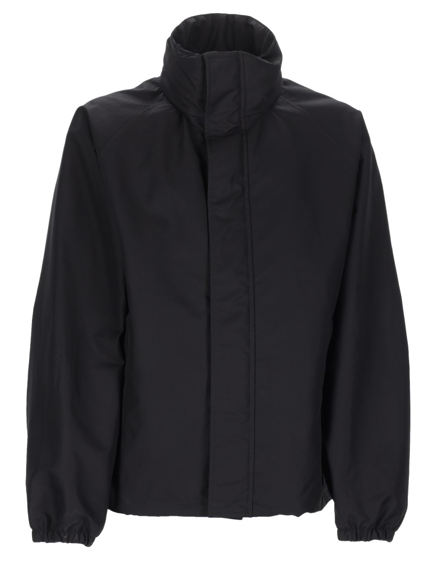 GIACCA COMPATTA IN TESSUTO DI COTONE CON ZIP