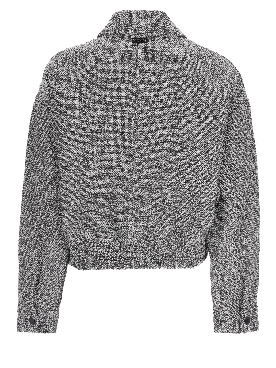 GIACCA BOMBER IN COTONE CON ZIP