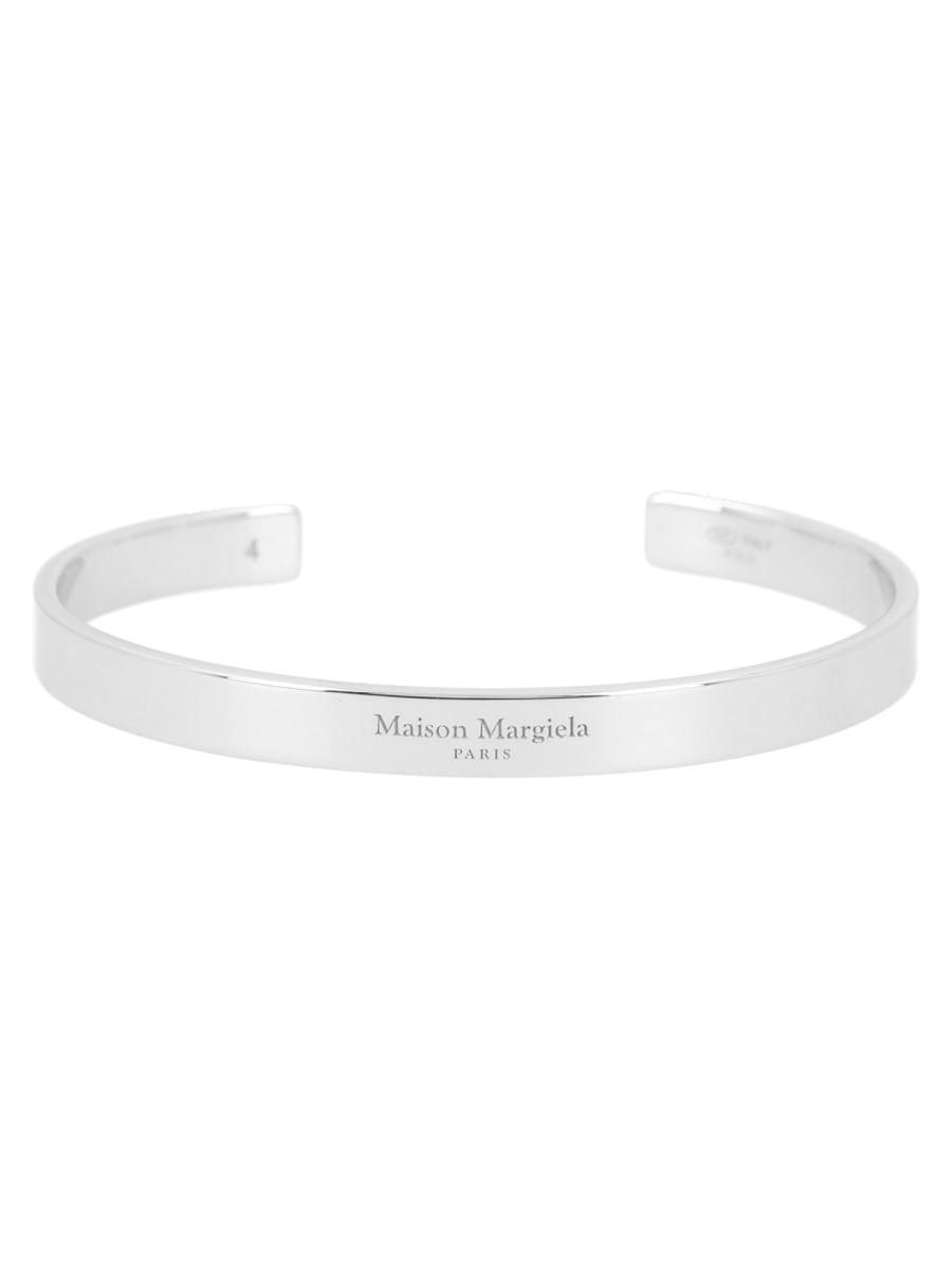 BRACCIALE MANCHETTE PLAT CON LOGO
