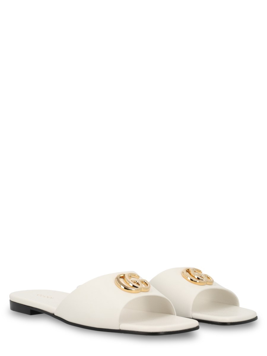 SANDALO SLIDER CON DOPPIA G