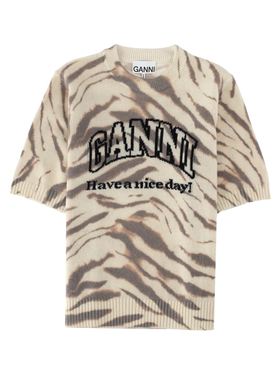 MAGLIA SLIM FIT CON STAMPA ALL-OVER