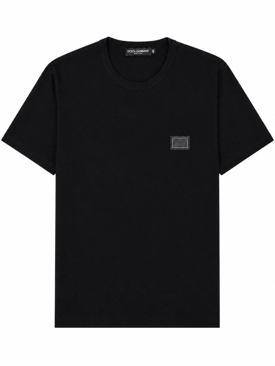 T-SHIRT IN COTONE CON PLACCA