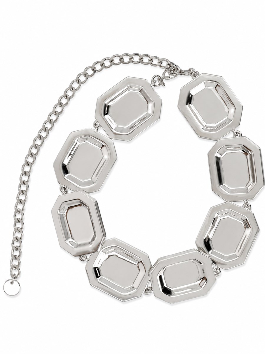 Collana Girocollo Con Maxi Cristalli