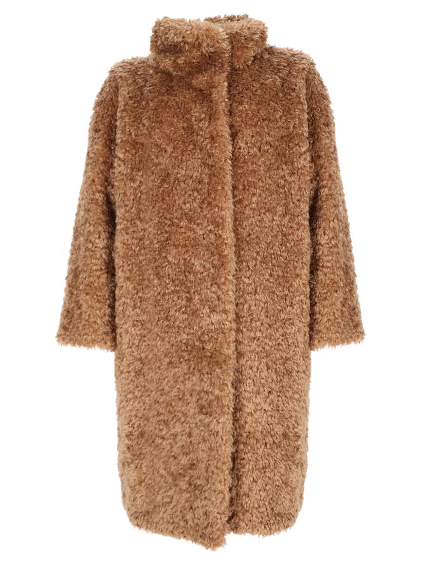 Cappotto Teddy Curly in Ecopelliccia