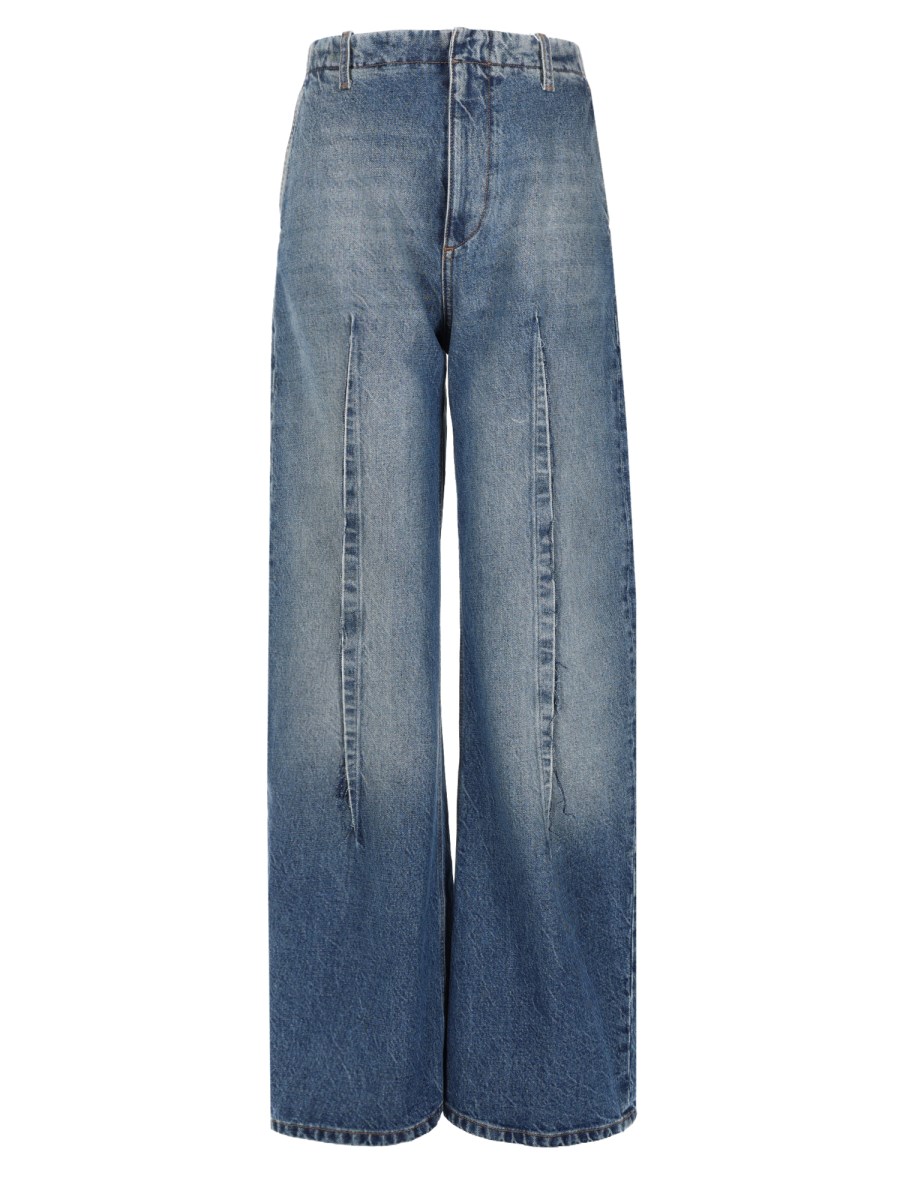 jeans a gamba larga 