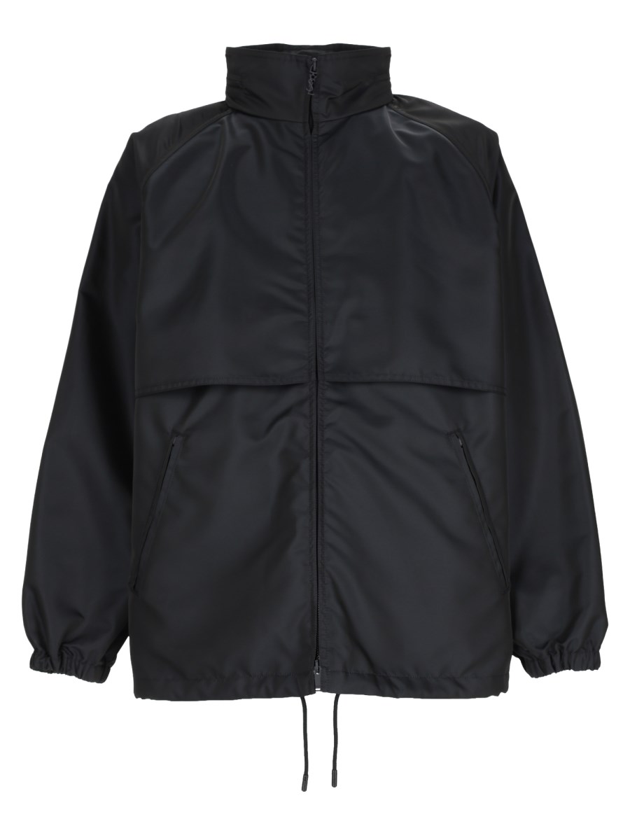 Giacca In Tessuto Tecnico Con Zip