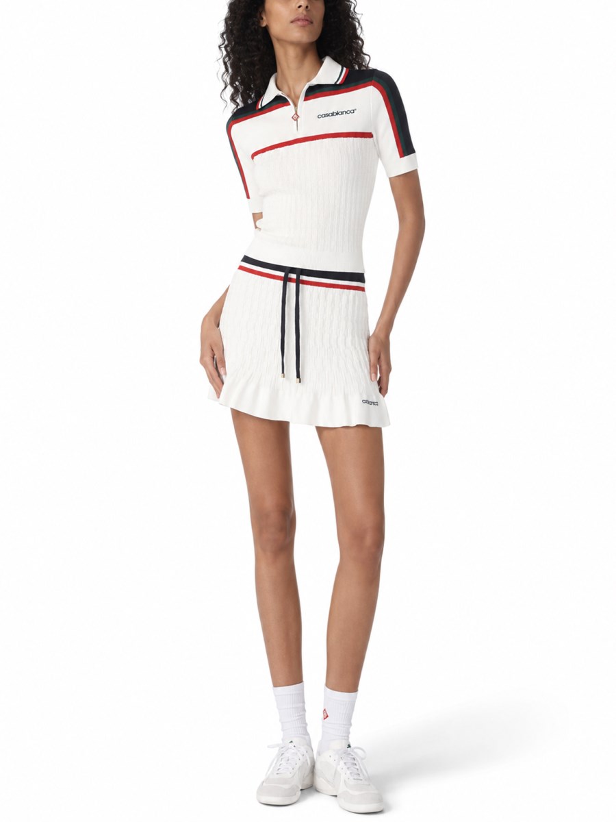 MINIGONNA DA TENNIS IN MAGLIA