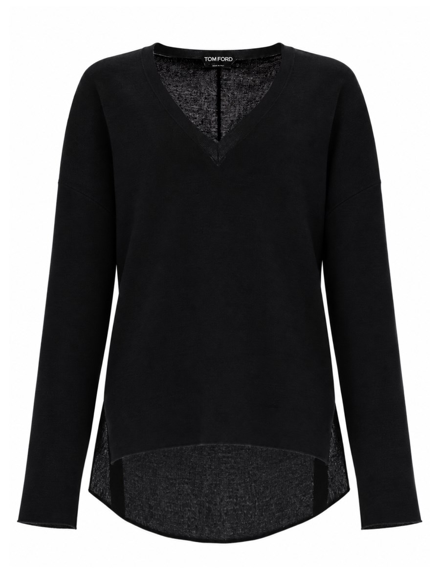 Maglia In Lana Con Scollo a V