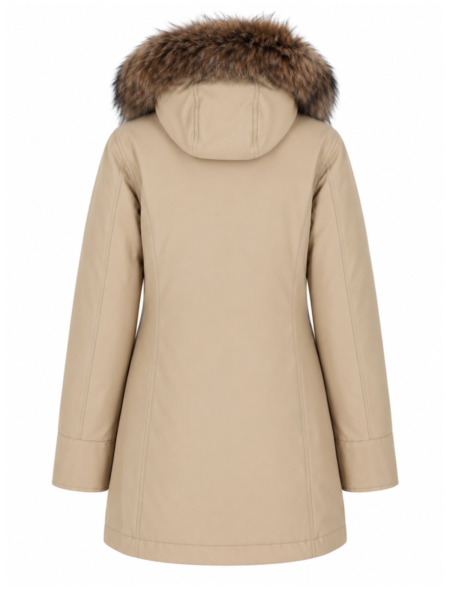 Arctic Parka in Ramar Cloth con pelliccia removibile