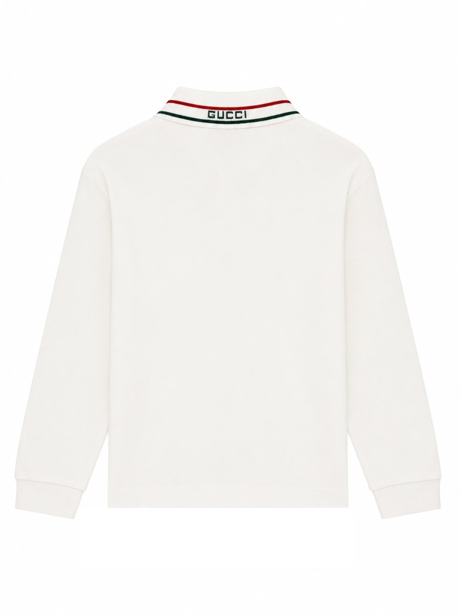 POLO NEONATO IN PIQUET DI COTONE STRETCH