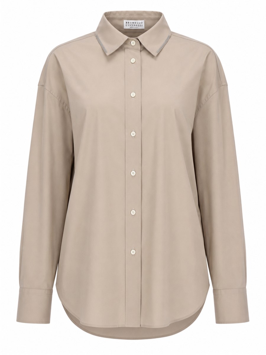 CAMICIA CON DETTAGLIO MONILI