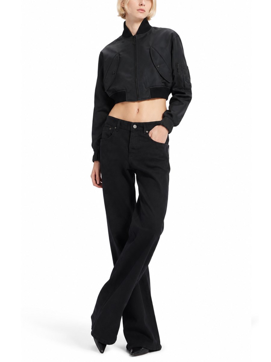 BOMBER CROPPED CON ZIP
