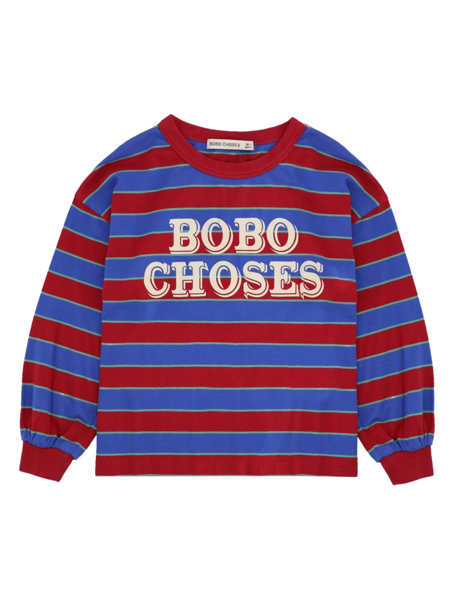 T-shirt a manica lunga con polsini