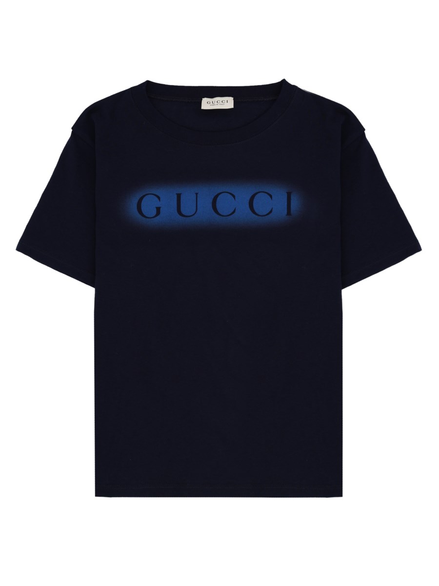 T-shirt oversize con stampa logo