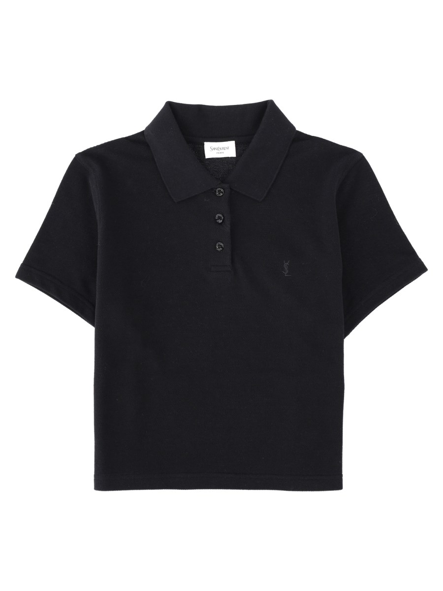 Polo Corta Cassandre In Piqué Di Cotone