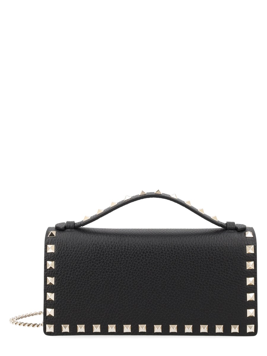 PORTAFOGLIO ROCKSTUD IN PELLE