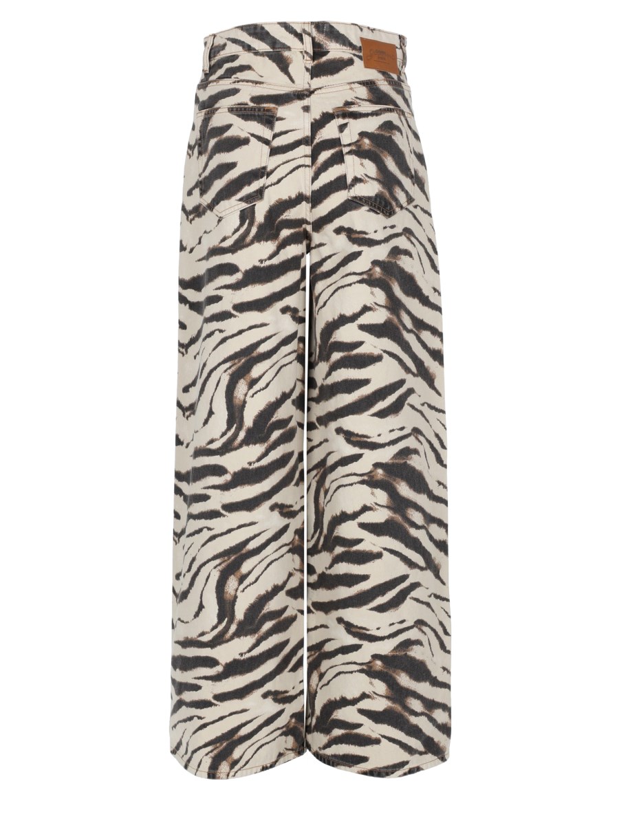 JEANS CON STAMPA ANIMALIER