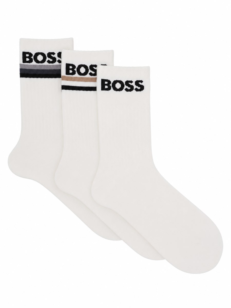 3-PACK CALZINI CON LOGO
