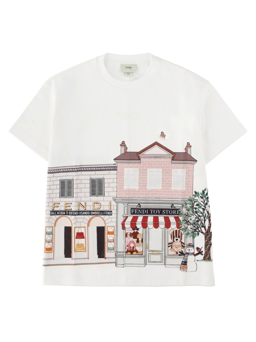 T-shirt con stampa grafica