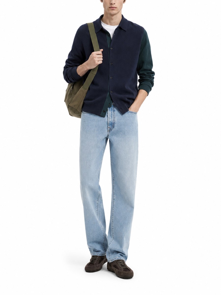 JEANS RELAXED FIT IN DENIM