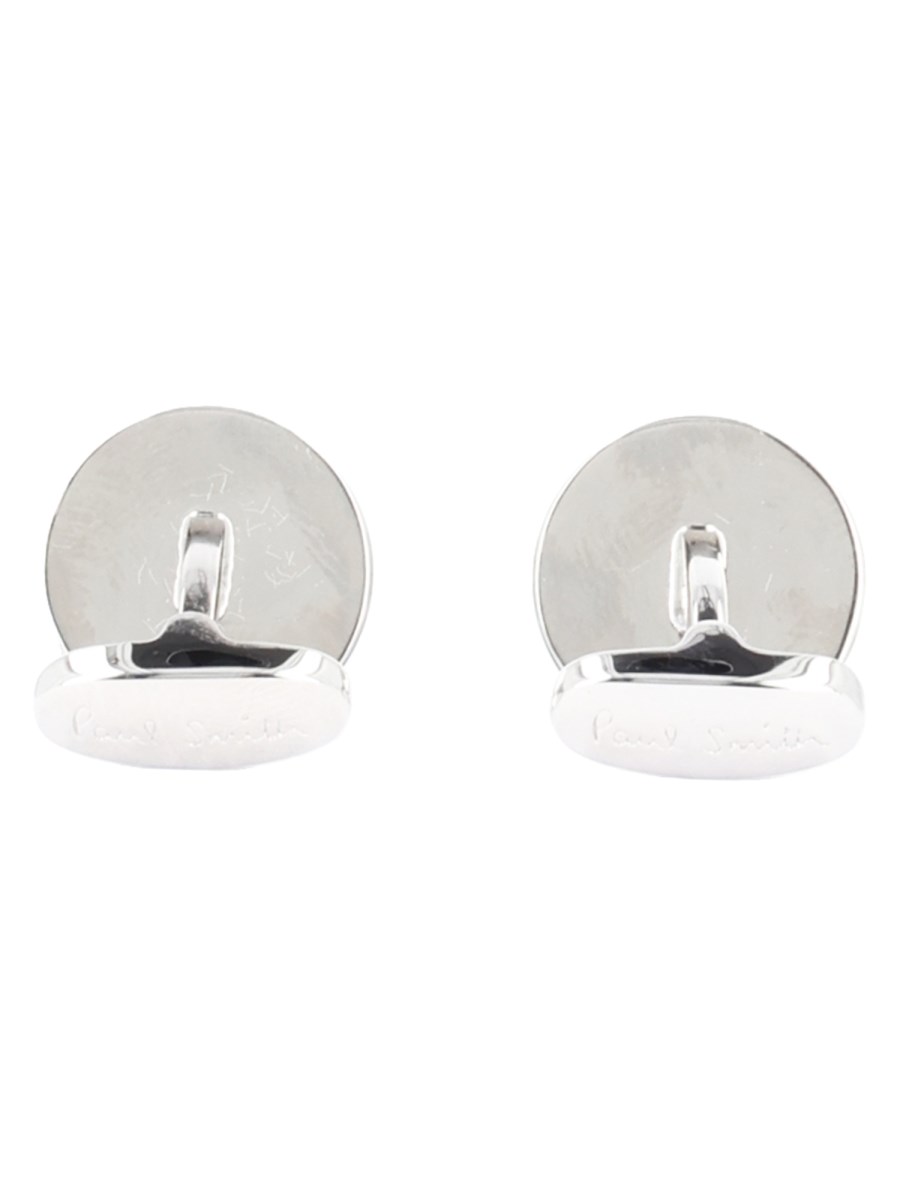 GEMELLI SIGNATURE STRIPE CON LOGO