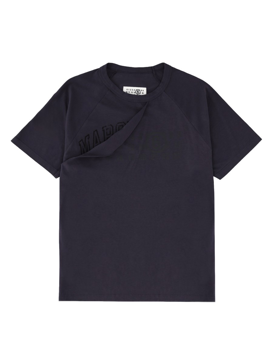 t-shirt con pannello frontale