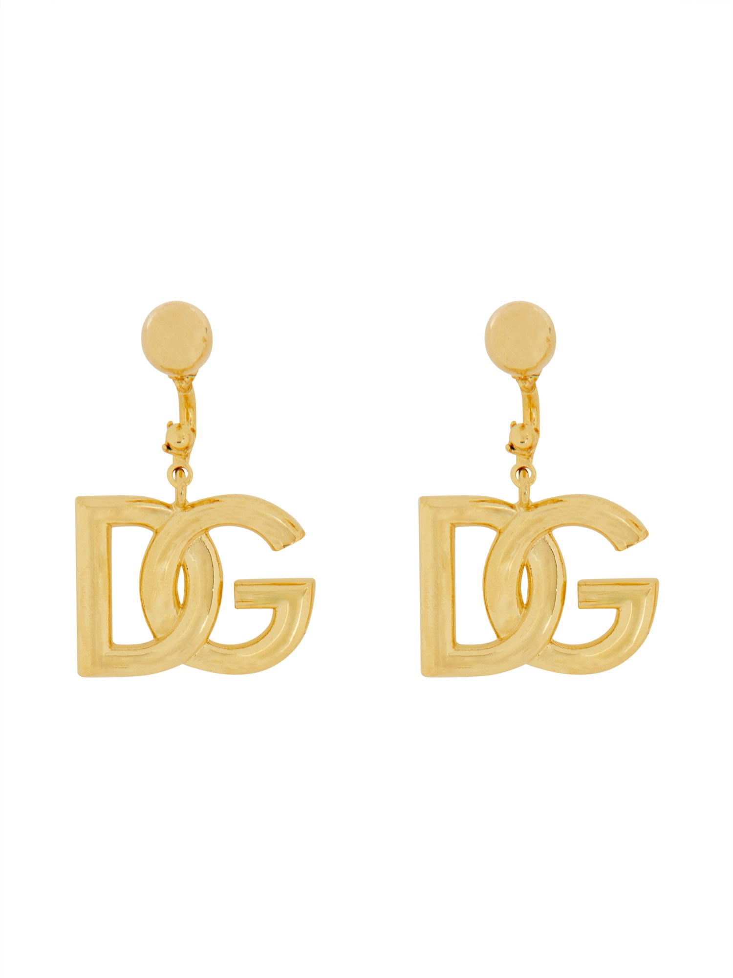 dolce & gabbana orecchini con logo dg