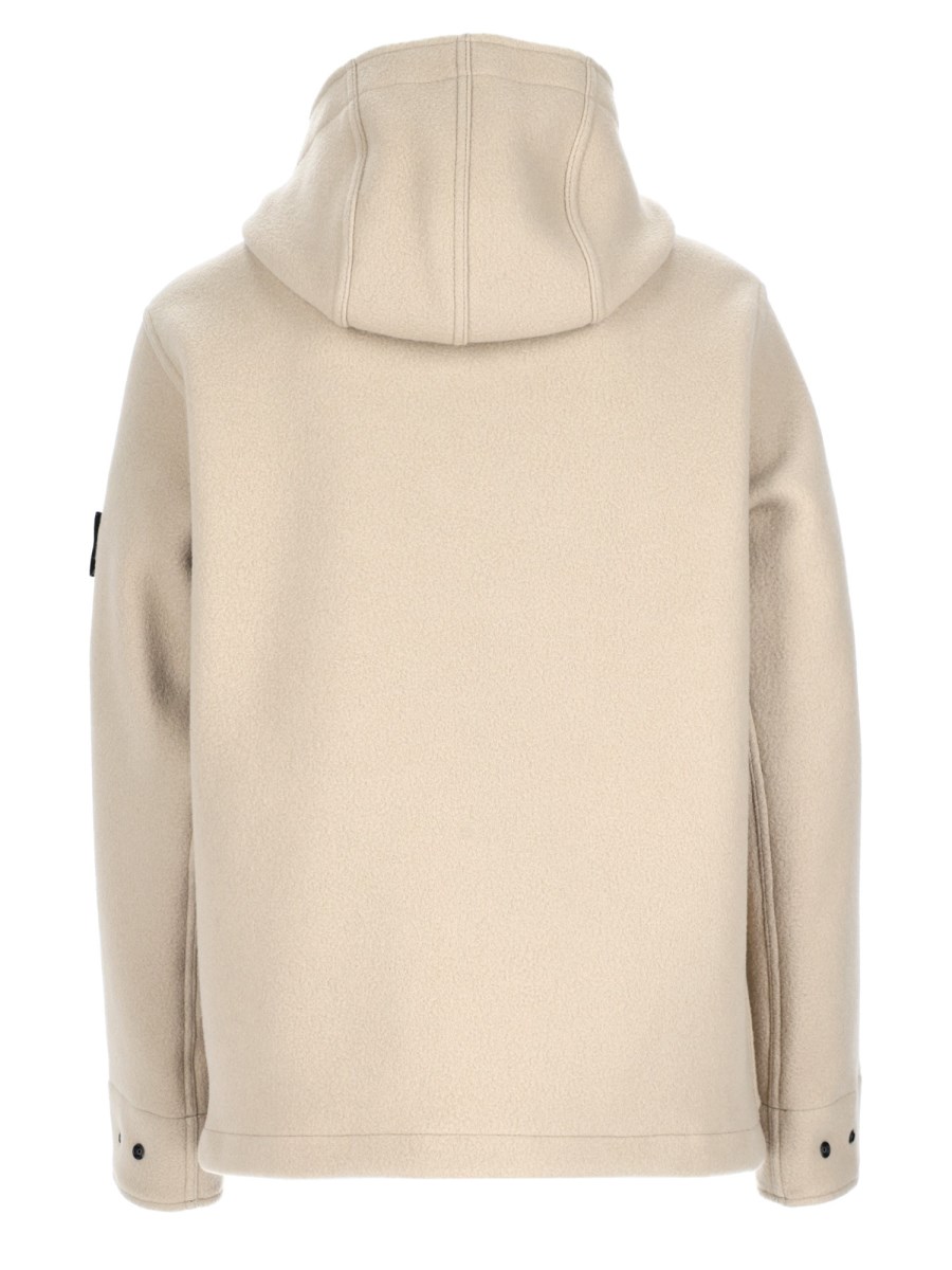 Parka In Lana e Cashmere