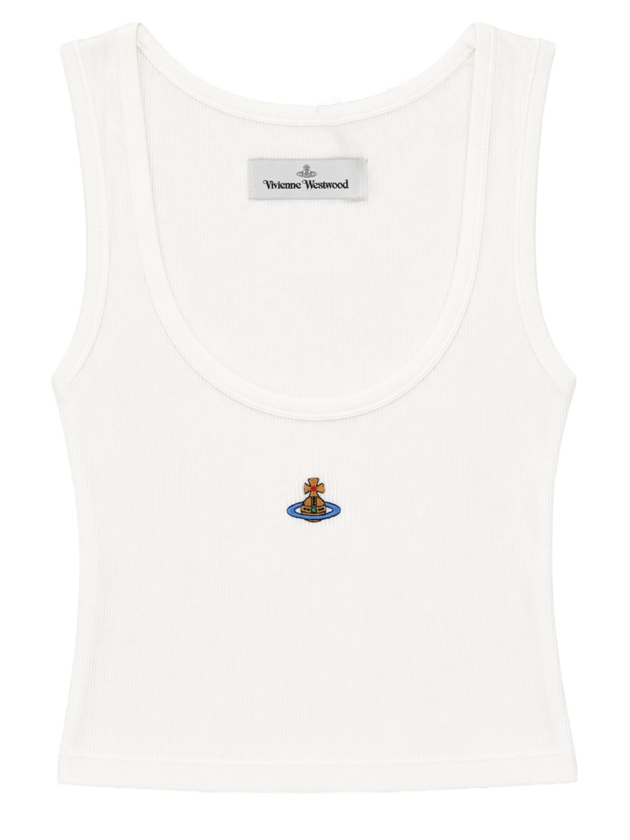 TOP CROPPED A COSTE CON LOGO