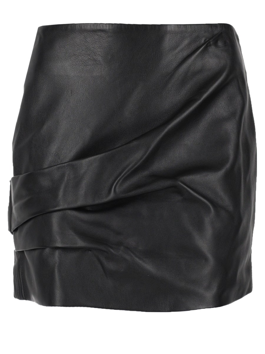 Minigonna Agnes In Pelle