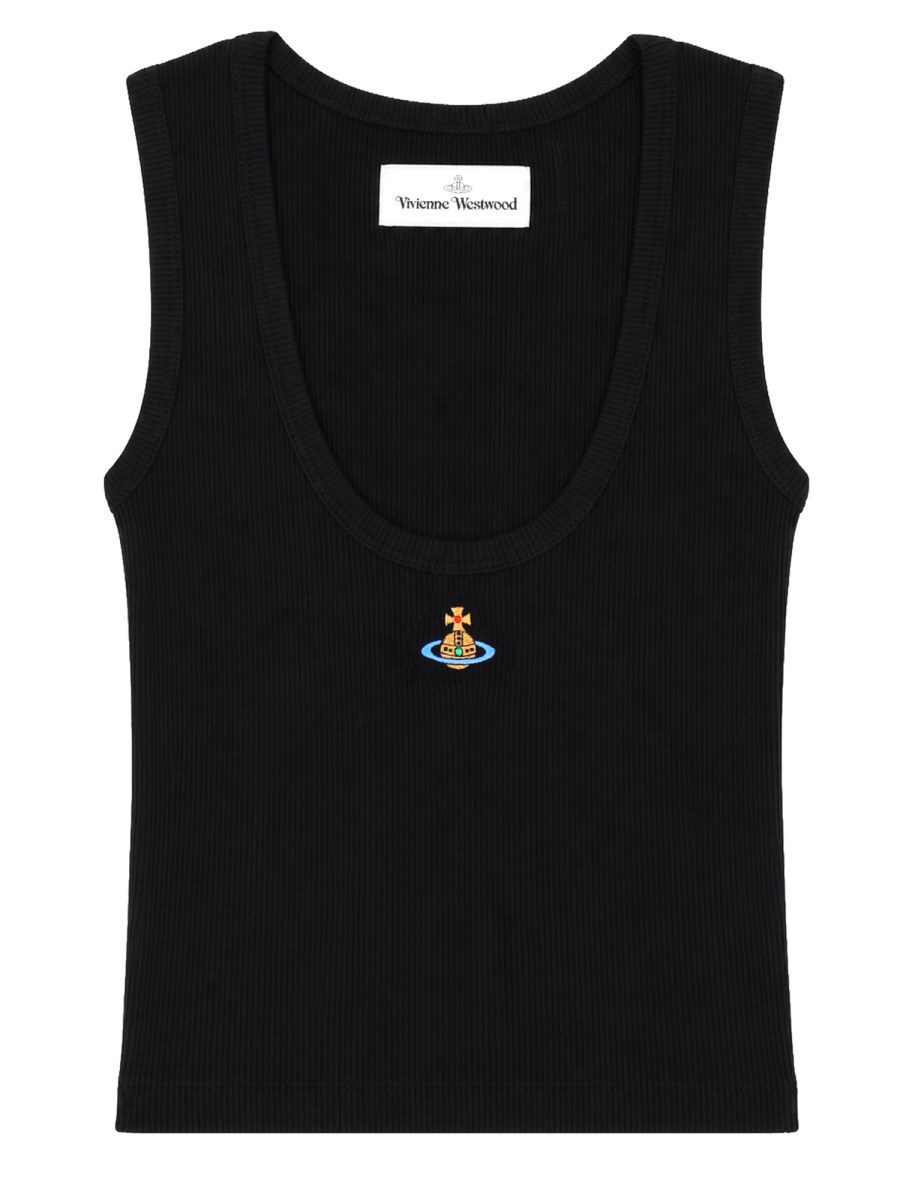 TOP CROPPED A COSTE CON LOGO