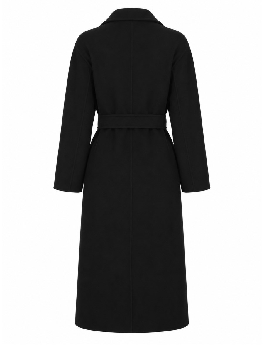 CAPPOTTO MIDI IN DRAP DI LANA