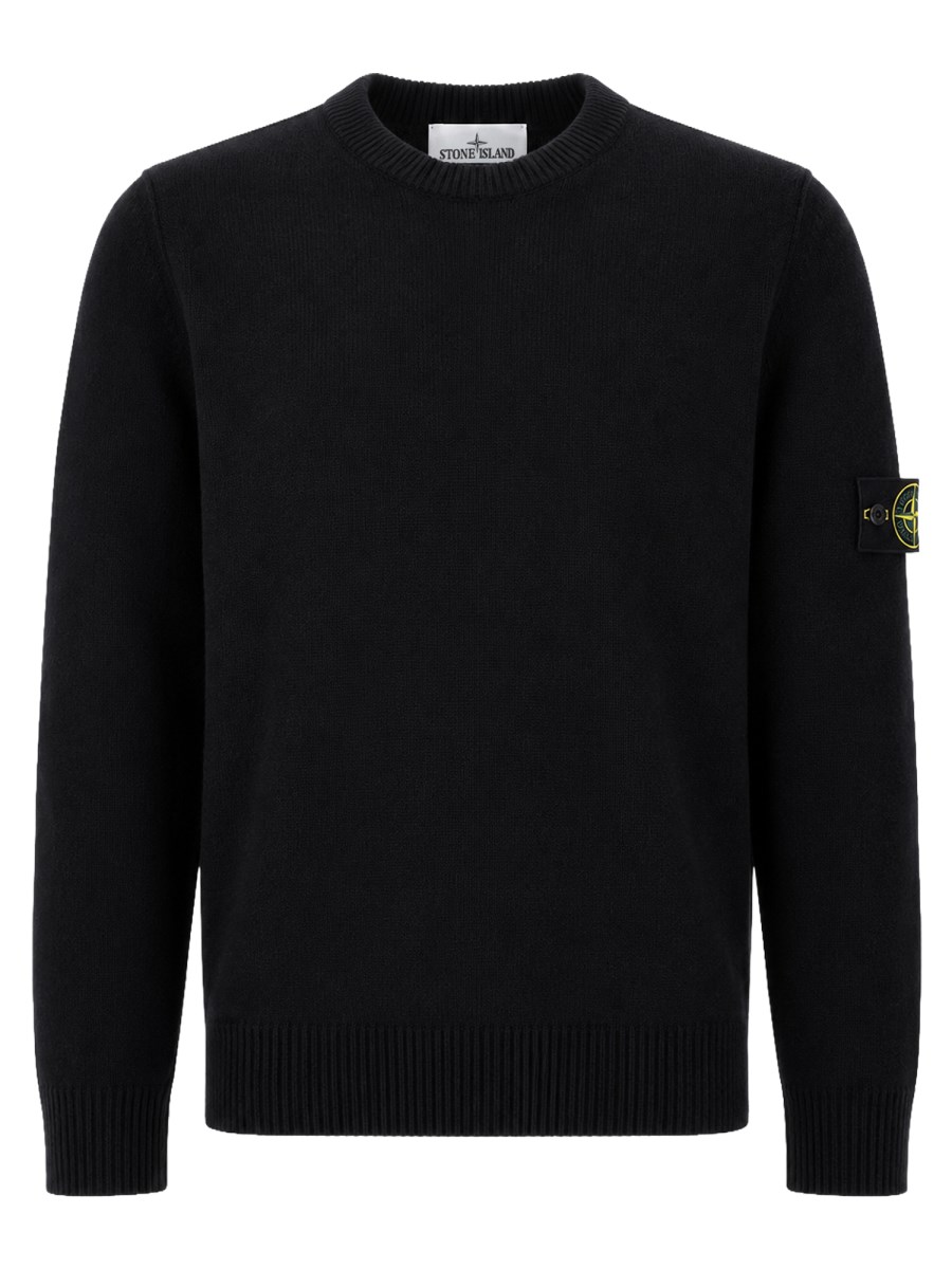MAGLIA IN LANA CON PATCH LOGO
