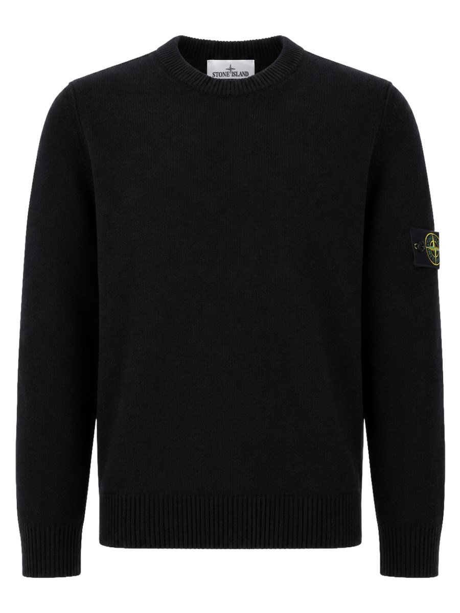 MAGLIA IN LANA CON PATCH LOGO
