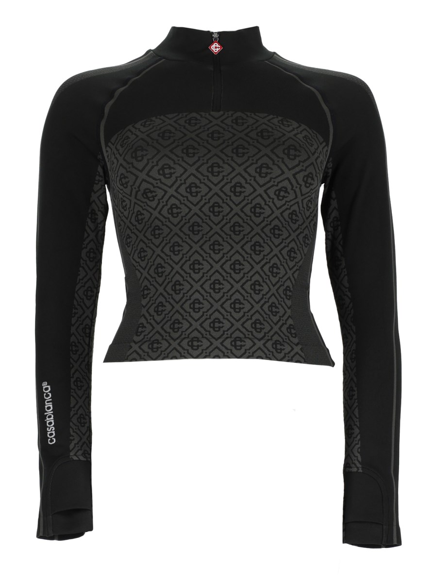 TOP MONOGRAM SENZA CUCITURE