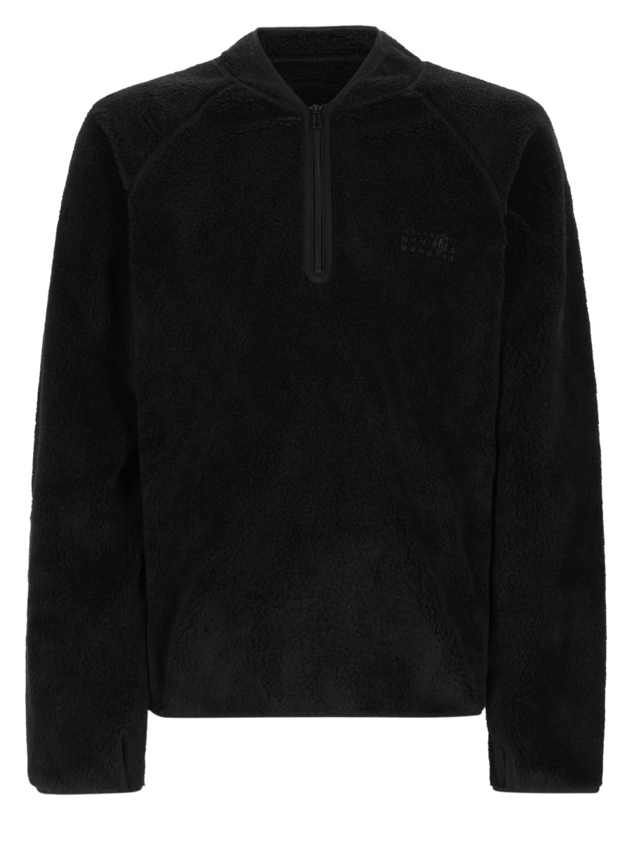 FELPA REVERSIBILE CON ZIP 