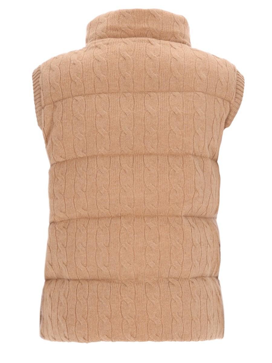 SMANICATO IMBOTTITO IN LANA E CASHMERE