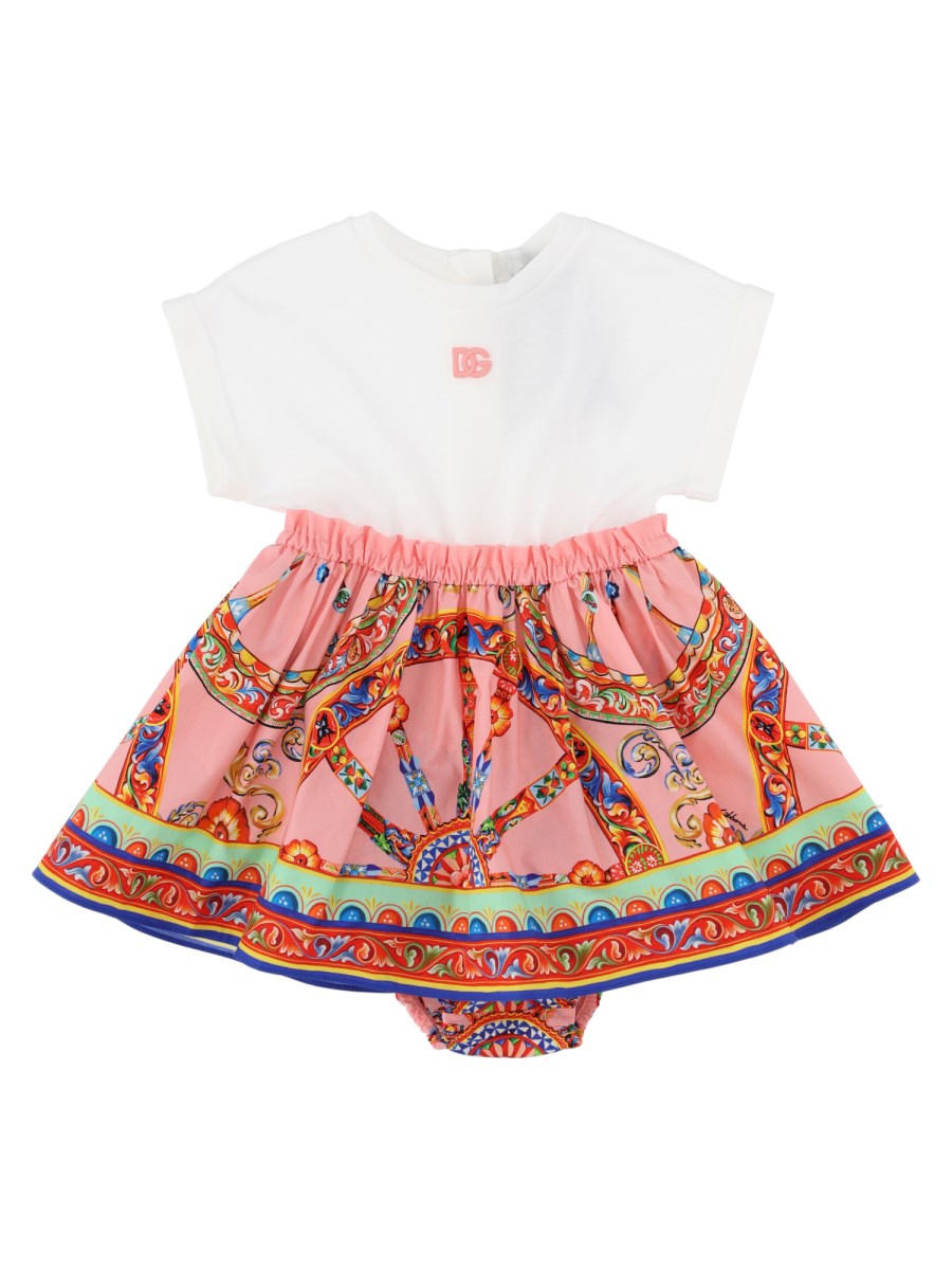Abito con culotte con stampa Carretto