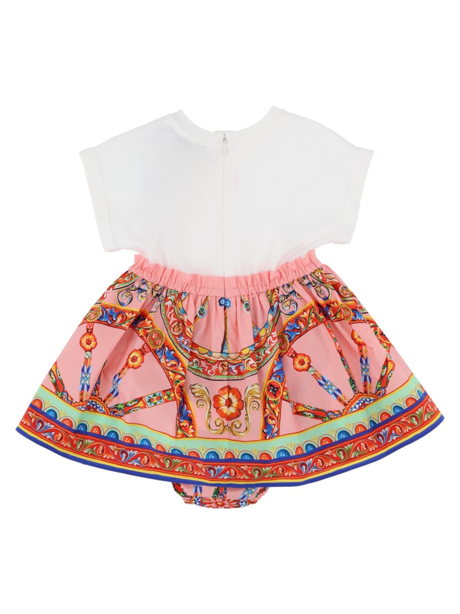 Abito con culotte con stampa Carretto