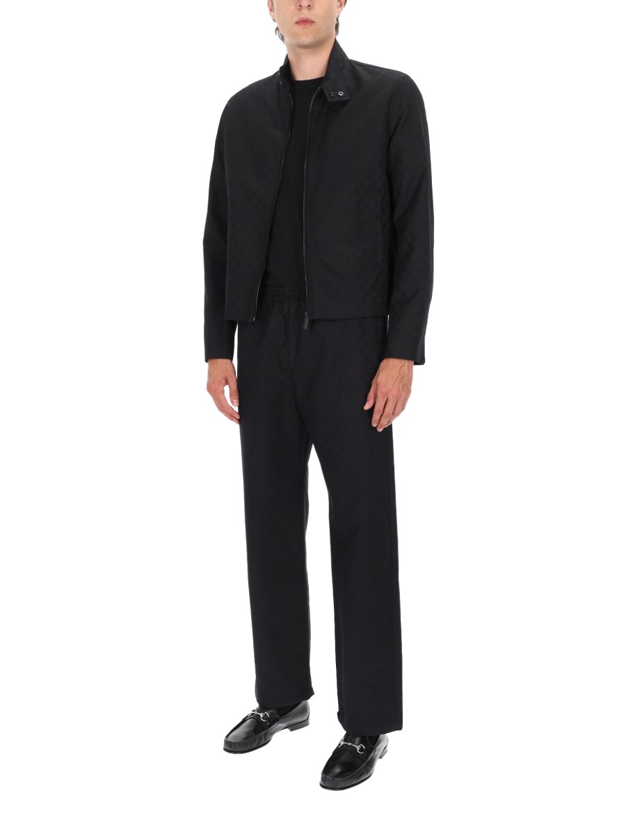 PANTALONE LEISURE IN COTONE GG