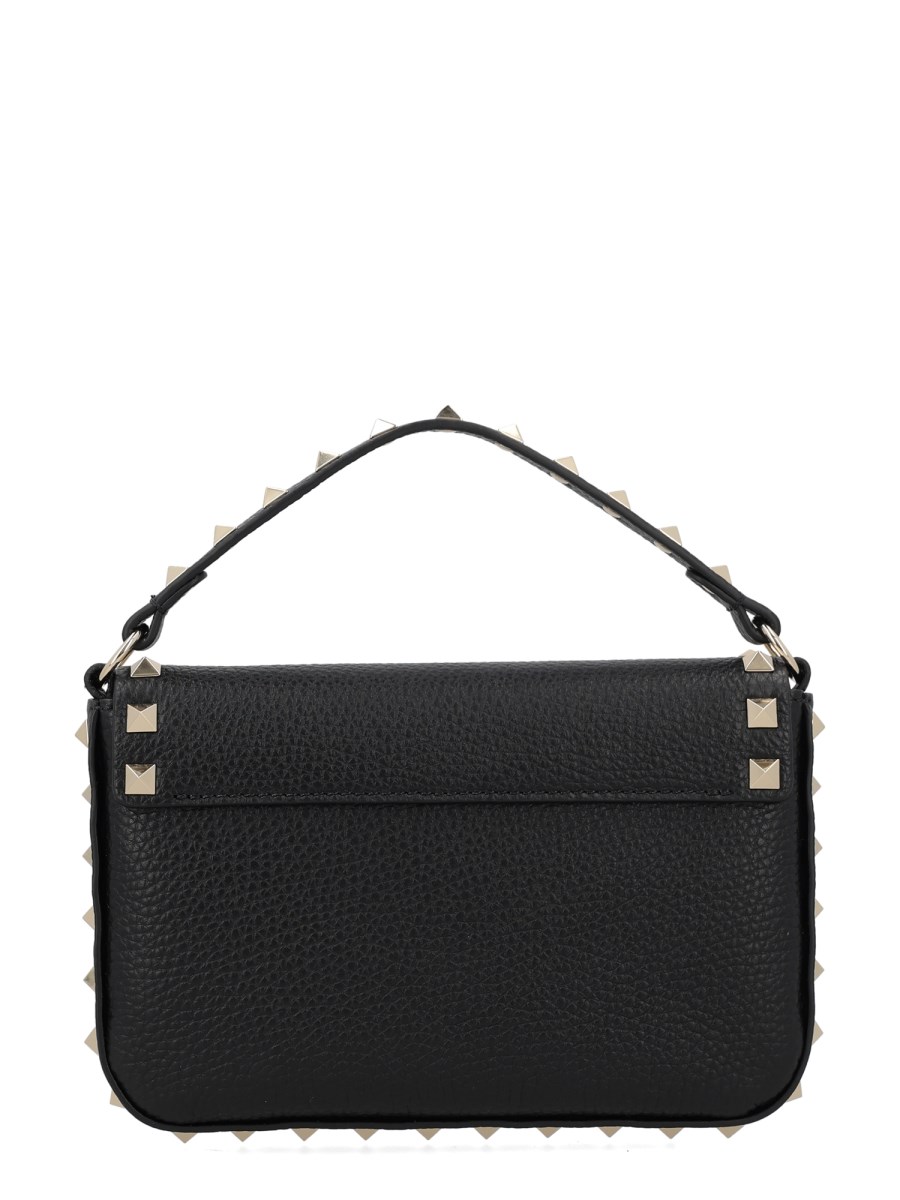 POUCH ROCKSTUD IN VITELLO GRANATO