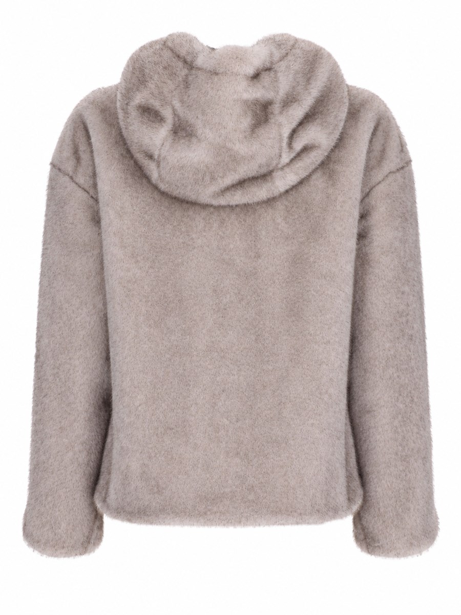 GIACCA BOMBER IN ECO-PELLICCIA