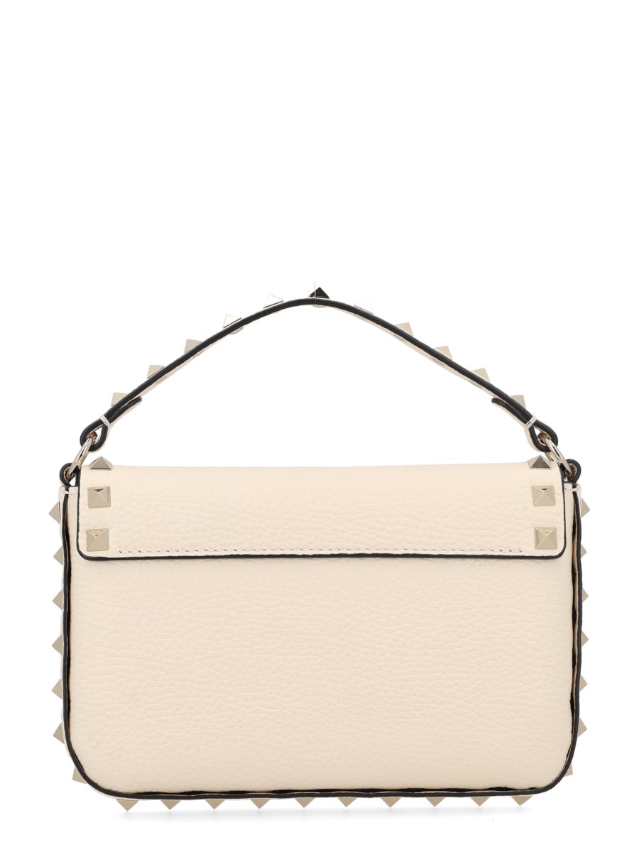 POUCH ROCKSTUD IN VITELLO GRANATO