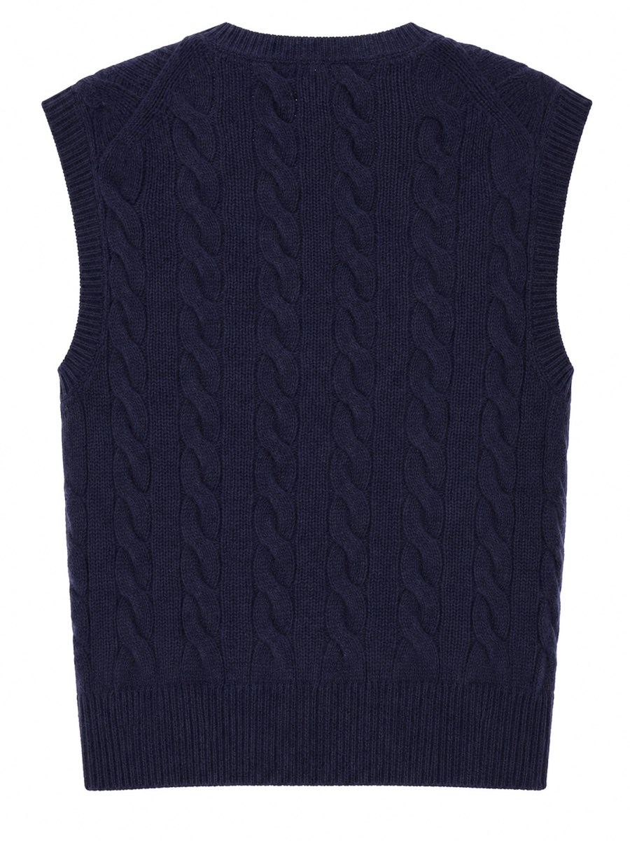 GILET IN LANA E CASHMERE 
