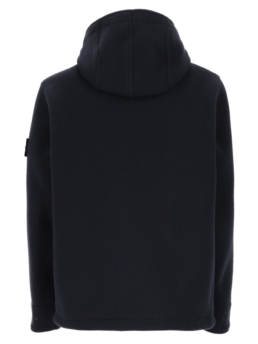 Parka In Lana e Cashmere