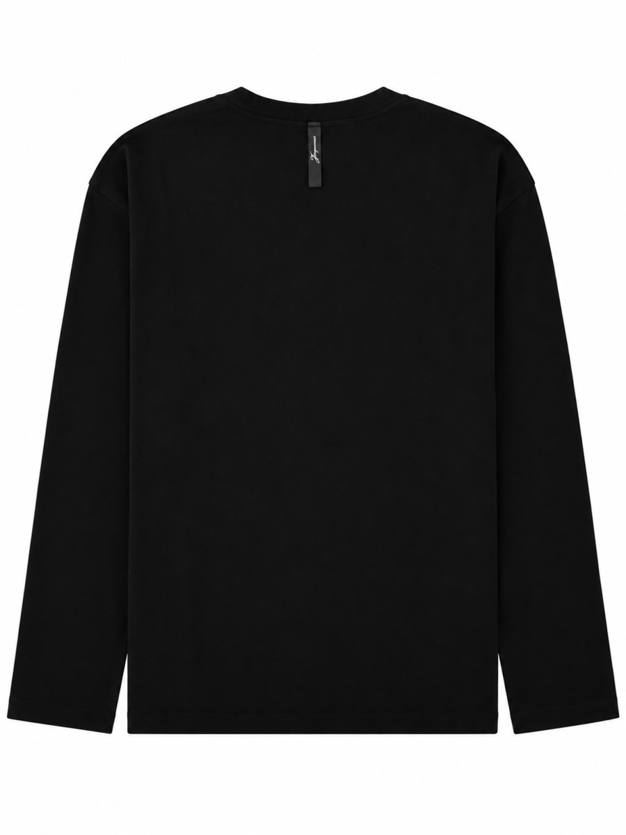 T-shirt a Maniche Lunghe con Logo 